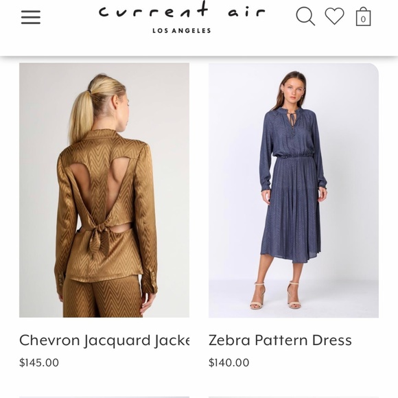 Racerback Jacquard Blazer Anthropologie - Picture 2 of 6